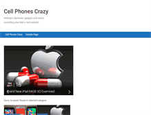 Tablet Screenshot of cellphonescrazy.net